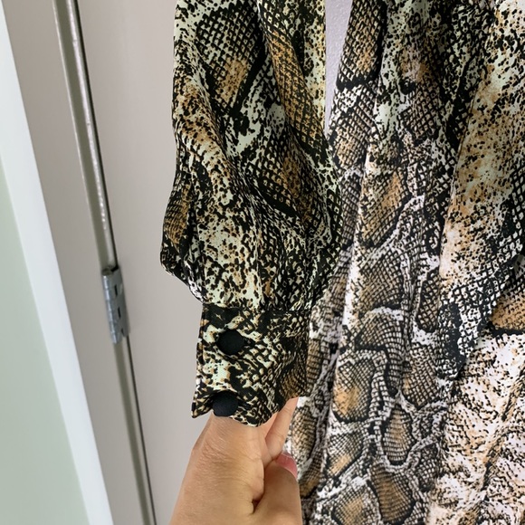 Snakeskin Print Dress - Picture 7 of 8